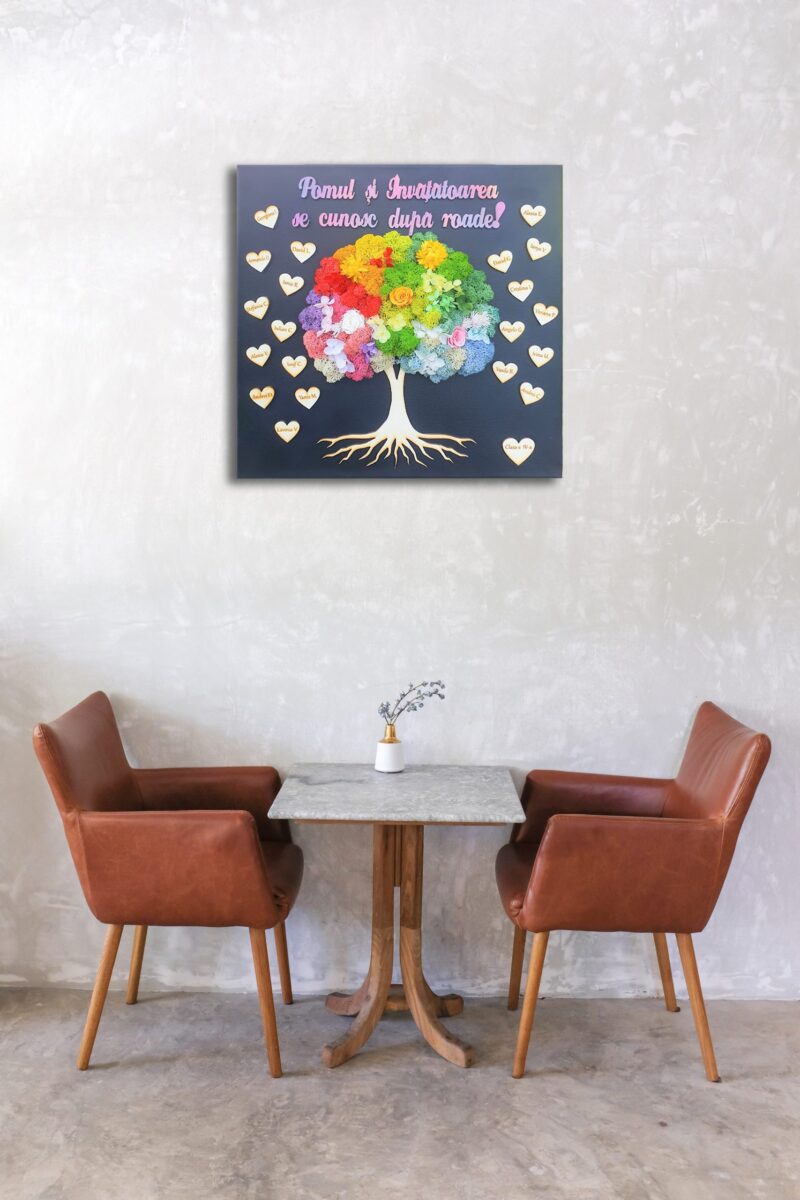 Tablou Canvas  Pomul si invatatorul se cunosc dupa roade